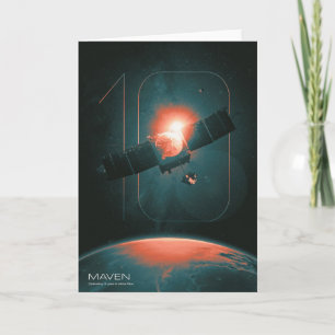 Sonnensystem, 10 Jahre Maven Mars Satelit Karte