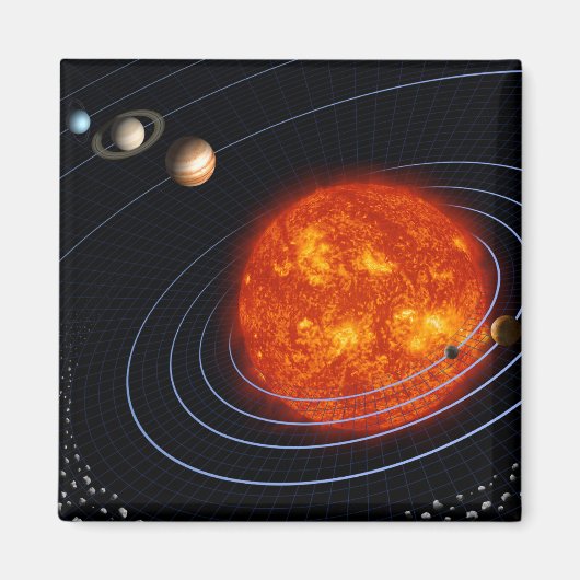 Sonnensystem 8 magnet (Vorne)