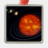 Sonnensystem 8 ornament aus metall (Vorne)