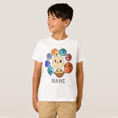 Sonnensystem 8 Planets Boy Girl Kids T-Shirt (Vorne ganz)