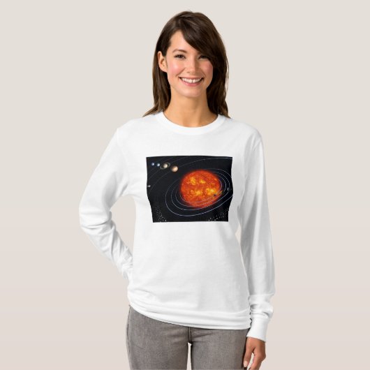 Sonnensystem 8 T-Shirt (Vorne ganz)
