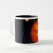Sonnensystem 8 zweifarbige tasse (Vorderseite Links)