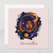 Sonnensystem Afro Woman (Vorne/Hinten)