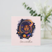 Sonnensystem Afro Woman (Stehend Vorderseite)