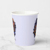 Sonnensystem Afro Woman Pappbecher (Links)