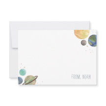 Sonnensystem-Aquarell