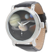Sonnensystem Armbanduhr (Schrägansicht)