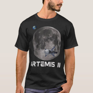 Sonnensystem Artemis Ii Erde Mond Außen T-Shirt