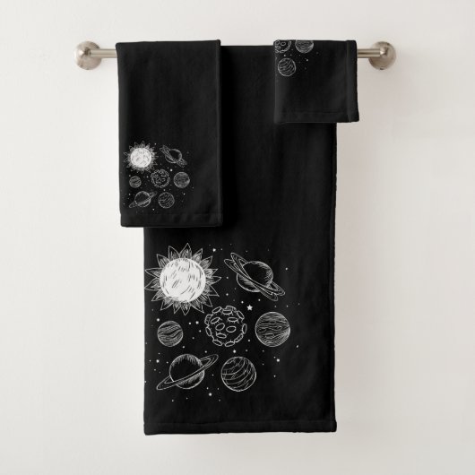 Sonnensystem badhandtuch set (Insitu)