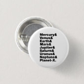 Sonnensystem Button (Vorne & Hinten)