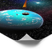 Sonnensystem C-9G6A Poster (Ecke)