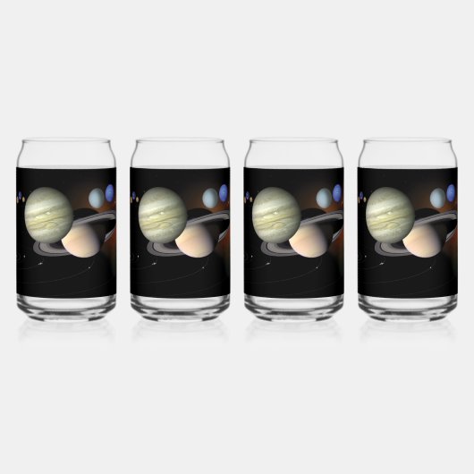 Sonnensystem Dosenglas (Vorderseite)