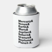 Sonnensystem Dosenkühler (Kanne Vorderseite)