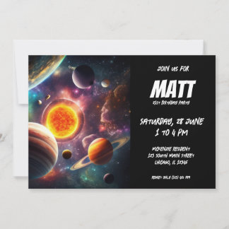 Sonnensystem Einladung