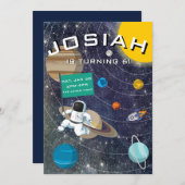 Sonnensystem, Einladung des Astronauten zum Geburt (Vorne/Hinten)