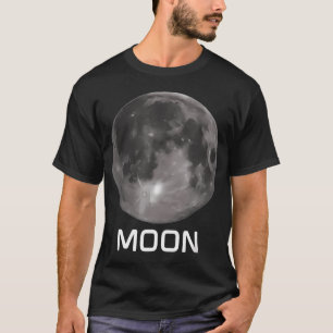 Sonnensystem Erde Mond Außen T-Shirt