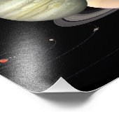 Sonnensystem Fotodruck (Ecke)