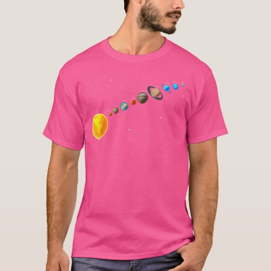 Sonnensystem für die Wissenschaft T-Shirt (Vorderseite)