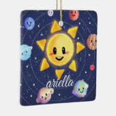 Sonnensystem Galaxy Planets Keramikornament (Rechts)