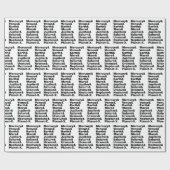 Sonnensystem Geschenkpapier (Flach)