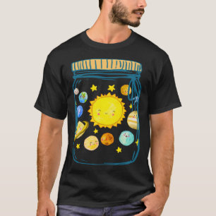 Sonnensystem Grafikraum T-Shirt