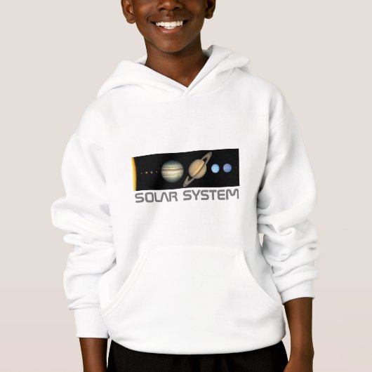 Sonnensystem Hoodie (Vorderseite)