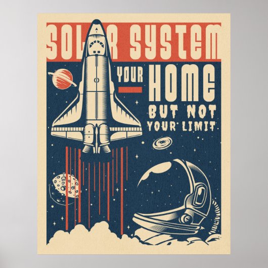 Sonnensystem Ihr Zuhause-Poster Poster (Vorne)
