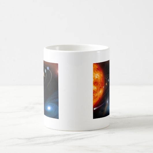"Sonnensystem " Kaffeetasse (Mittel)