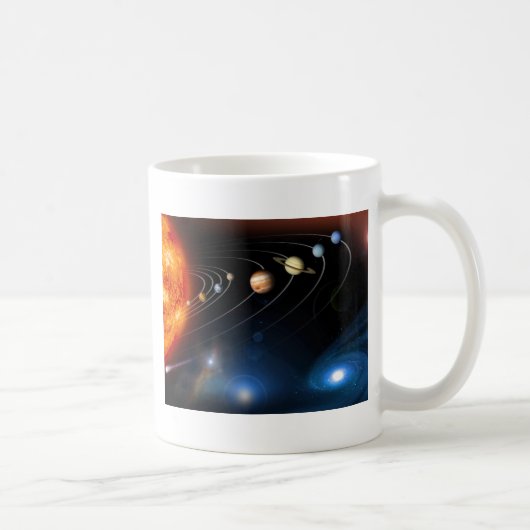 "Sonnensystem " Kaffeetasse (Rechts)
