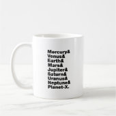 Sonnensystem Kaffeetasse (Links)