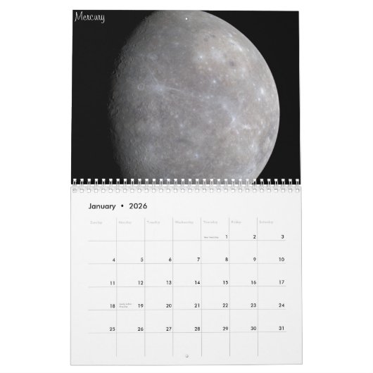 Sonnensystem-Kalender Kalender (Jan 2026)