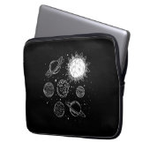 Sonnensystem Laptopschutzhülle (Vorderseite Links)