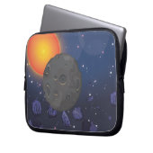 Sonnensystem Laptopschutzhülle (Vorderseite Links)