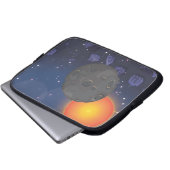 Sonnensystem Laptopschutzhülle (Vorne Knopf)