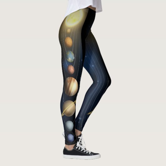 Sonnensystem Leggings (Rechts)