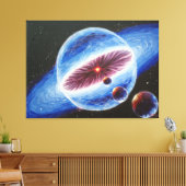 Sonnensystem Leinwanddruck (Insitu (Wohnzimmer))