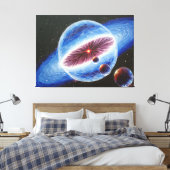 Sonnensystem Leinwanddruck (Insitu (Schlafzimmer))