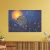 Sonnensystem Leinwanddruck (Insitu (Wohnzimmer))