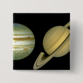 Sonnensystem ~ Long View Button (Vorderseite)