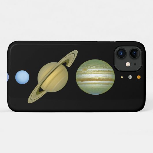 Sonnensystem ~ Long View Case-Mate iPhone Hülle (Rückseite (Horizontal))