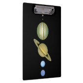 Sonnensystem ~ Long View Klemmbrett (Rechts)