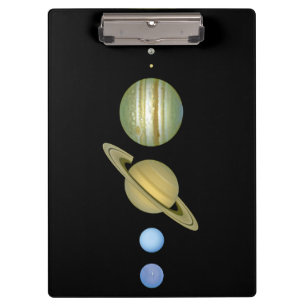 Sonnensystem ~ Long View Klemmbrett