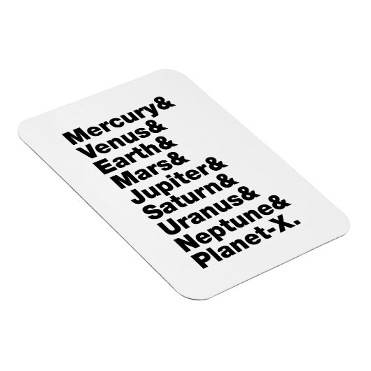 Sonnensystem Magnet (Rechte Seite)