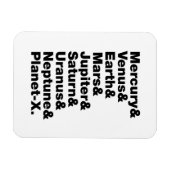 Sonnensystem Magnet (Horizontal)