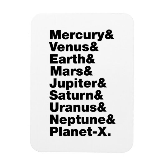 Sonnensystem Magnet (Vertikal)