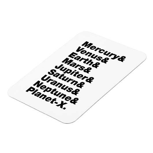 Sonnensystem Magnet (Linke Seite)