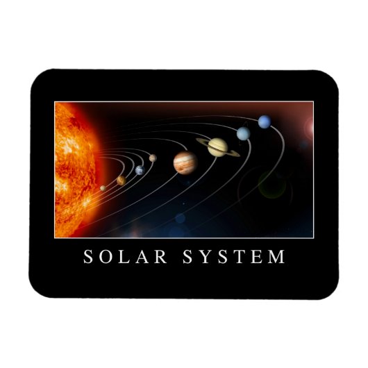 Sonnensystem Magnet (Horizontal)