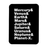 Sonnensystem Magnet (Vertikal)