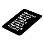 Sonnensystem Magnet (Linke Seite)