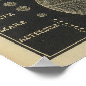 Sonnensystem, Magnituden Poster (Ecke)